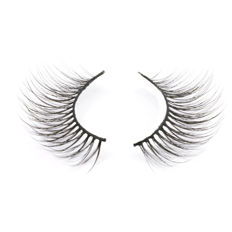 Soft and light 3D silk synthetic fiber lashes JH119